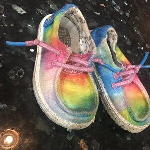 Kids Hey Dudes -Size 6 - Rainbow